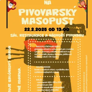 Masopustní veselí v Pivovaru Kocour: Soutěže, hudba a tradiční dobroty