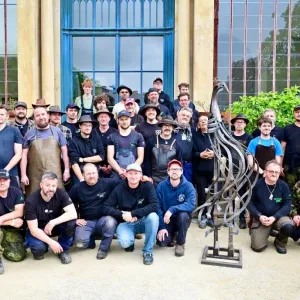 Olomoucký fortel: Kováři tvoří společné dílo i pomáhají druhým