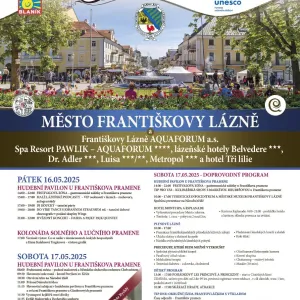 Františkovy Lázně zvou: Slavnostní zahájení lázeňské sezóny 2025