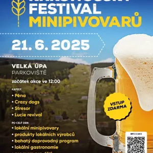 Krakonoš, pivo a spousta zábavy: Krkonošský festival minipivovarů 2025 míří do Velké Úpy
