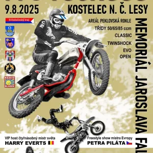 Memoriál Jaroslava Falty nabídne motokrosovou show i vzpomínku na legendu