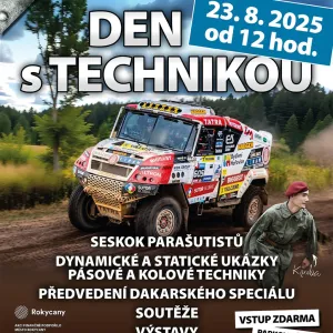 Den s technikou v Rokycanech: tanky, parašutisté i dakarský speciál