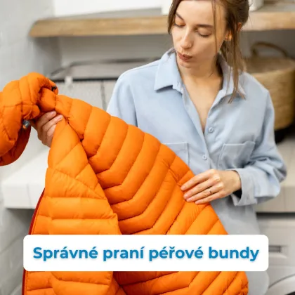 Jak prát péřovou bundu