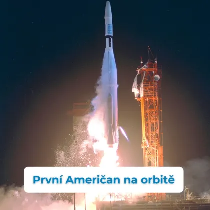 John Glenn na oběžné dráze