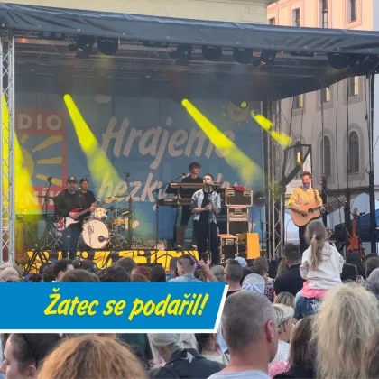 Letní koncert Rádia Blaník v Žatci