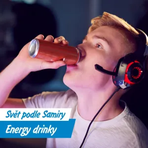 Barevné plechovky plné energie. A taky rizik