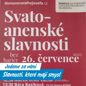 Svatoanenské slavnosti: pomoc lidem s roztroušenou sklerózou v rytmu hudby a naděje