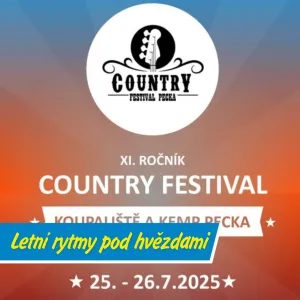 Country festival Pecka 2025 rozezní Podkrkonoší