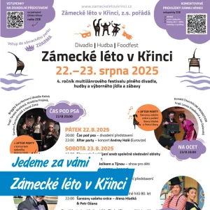 Kultura pod hvězdami: Zámecké léto v Křinci oživuje zámek i srdce hostů