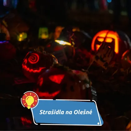 Strašidla a dýně se vrací na přehradu Olešná