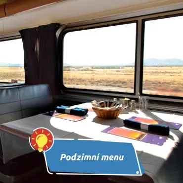 Podzimní chutě na kolejích: České dráhy představily nové sezónní menu