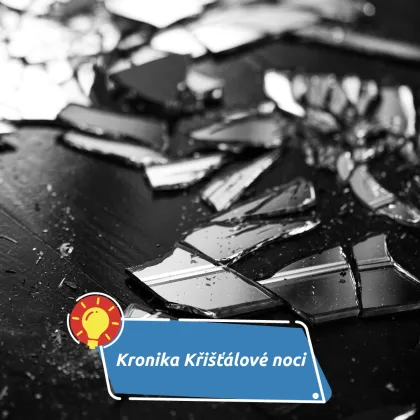 Synagogy v plamenech, výlohy v troskách