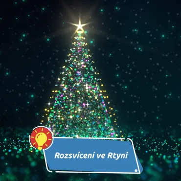 V Rtyni nad Bílinou zazáří vánoční strom