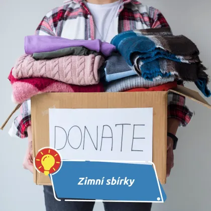 Města spouštějí zimní sbírky: Pomoc pro lidi bez domova je letos ještě důležitější