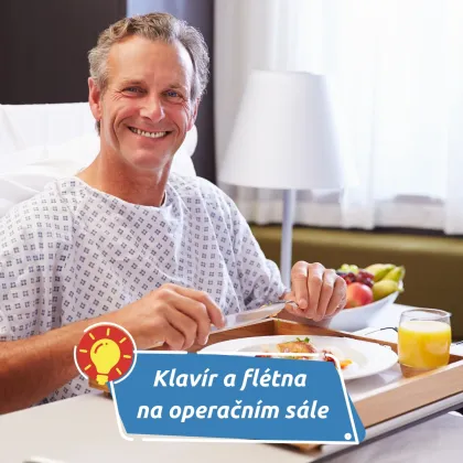 Hudba během operace snižuje stres a usnadňuje hojení