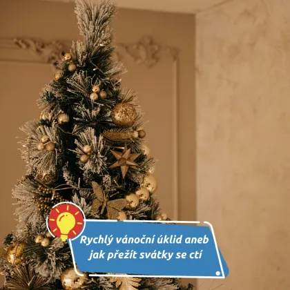 Jak uklidit byt na Vánoce a přitom se nezhroutit