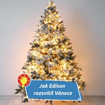 Příběh prvního elektrického stromku