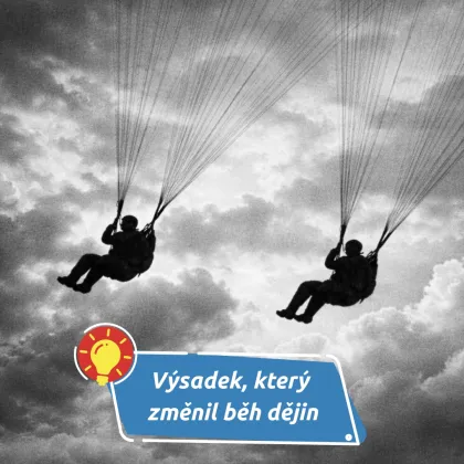 Z britského letadla do okupované země