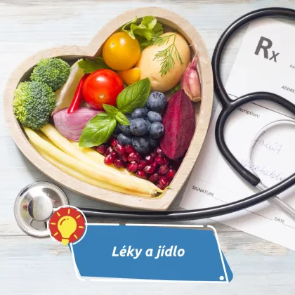 Když jídlo mění účinek léků: co málokdo ví