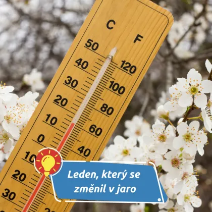 Nejteplejší lednový den