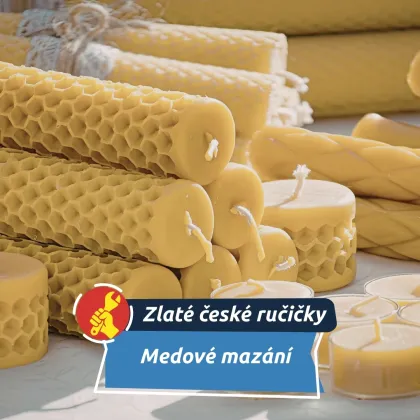 Včely, vosk a háčkované nápady. V Mohelnici vzniká medové mazání i svíčky