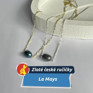 Šperky z perel, minerálů a stříbra vznikají po večerech. Tvoří je maminka dvou malých dětí