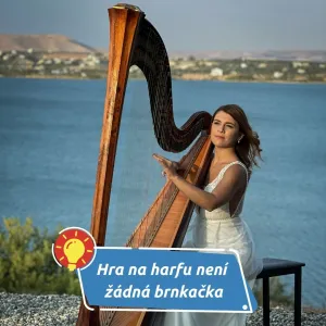 Harfa: Naučit se na ni hrát je pořádná dřina