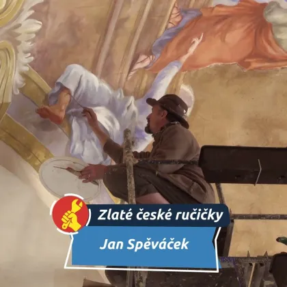 Maluje fresky jako za barokních dob