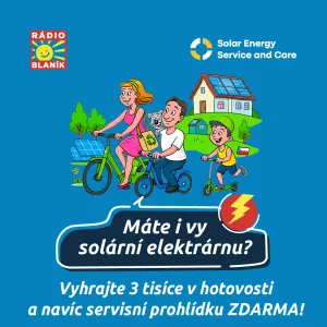 Máte i vy solární elektrárnu? Vyhrajte servisní prohlídku ZDARMA a k tomu navíc 3 tisíce na ruku!