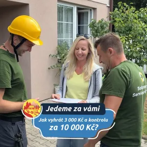 Fotovoltaika ve Vlašimi: Kontrola od odborníků, rady i tisíce v hotovosti na ruku