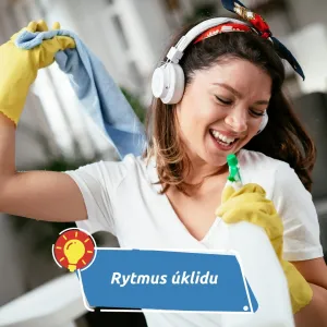 Proč si při úklidu pustit oblíbené písničky