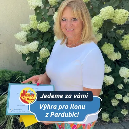 Fotovoltaika v Pardubicích: Výhra pro paní Ilonu a jistota na střeše