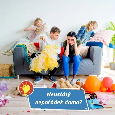 Možná není problém v úklidu, ale v uspořádání