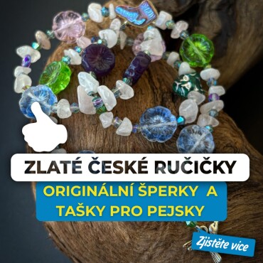 Originální šperky a tašky pro pejsky