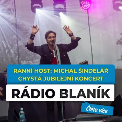 Ranní host: Michal Šindelář chystá jubilejní koncert