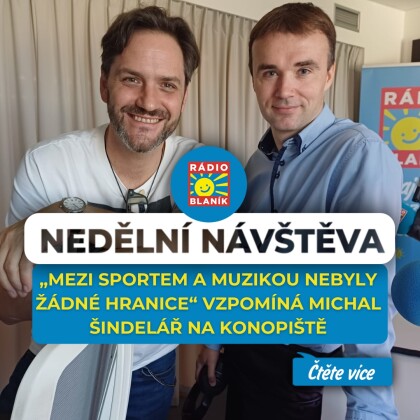 „Mezi sportem a muzikou nebyly žádné hranice&quot; vzpomíná Michal Šindelář na Konopiště