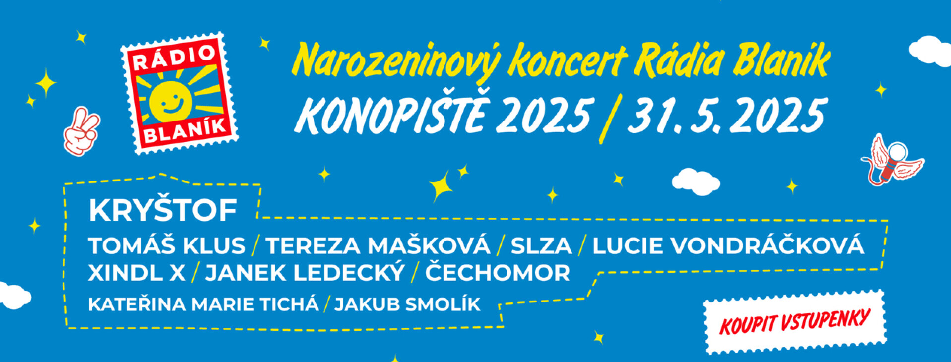 NAROZENINOVÝ KONCERT RÁDIA BLANÍK