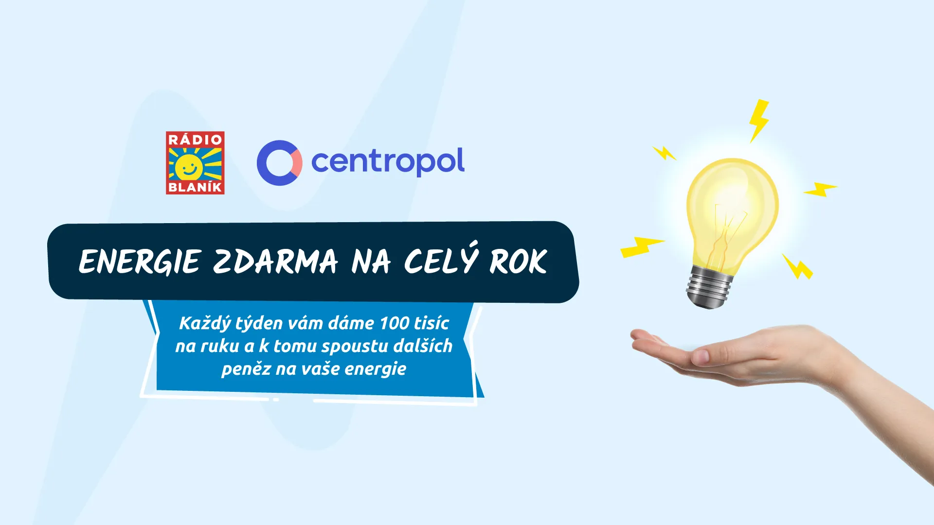 ENERGIE ZDARMA NA CELÝ ROK!