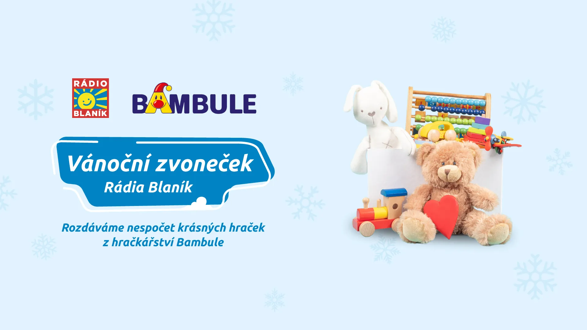 VÁNOČNÍ ZVONEČEK RÁDIA BLANÍK