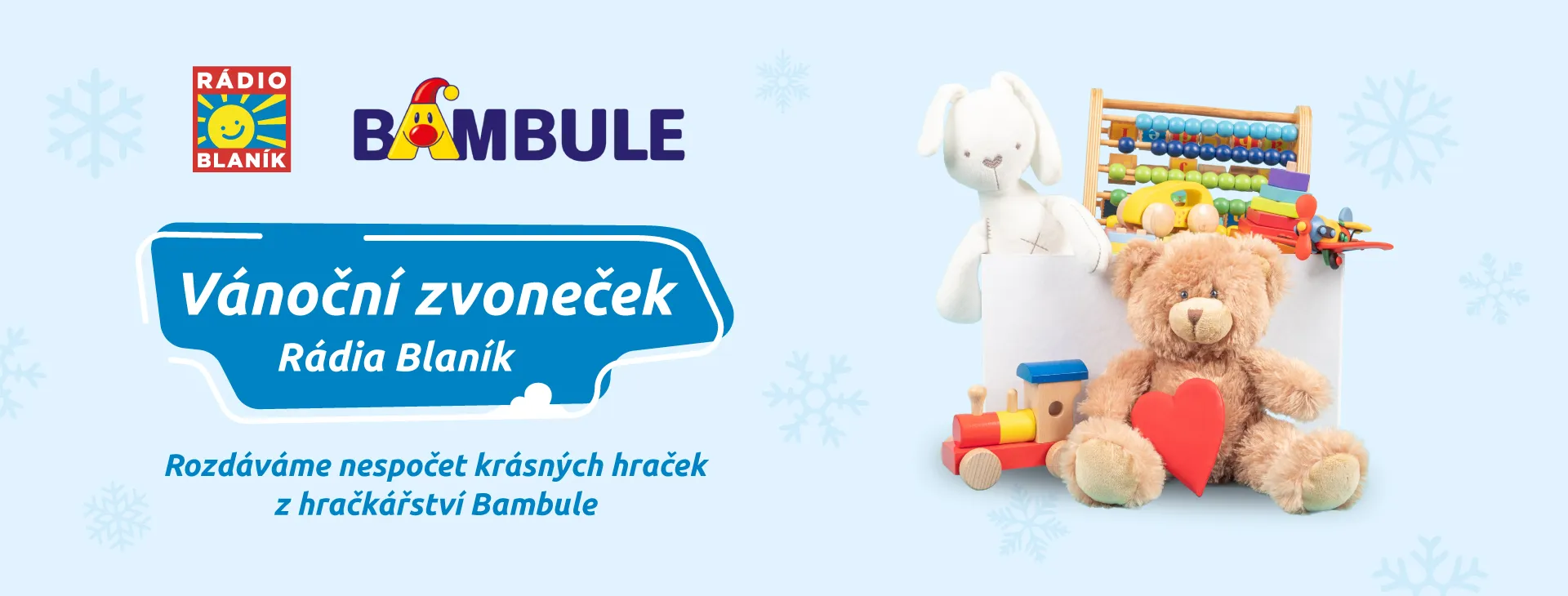 VÁNOČNÍ ZVONEČEK RÁDIA BLANÍK