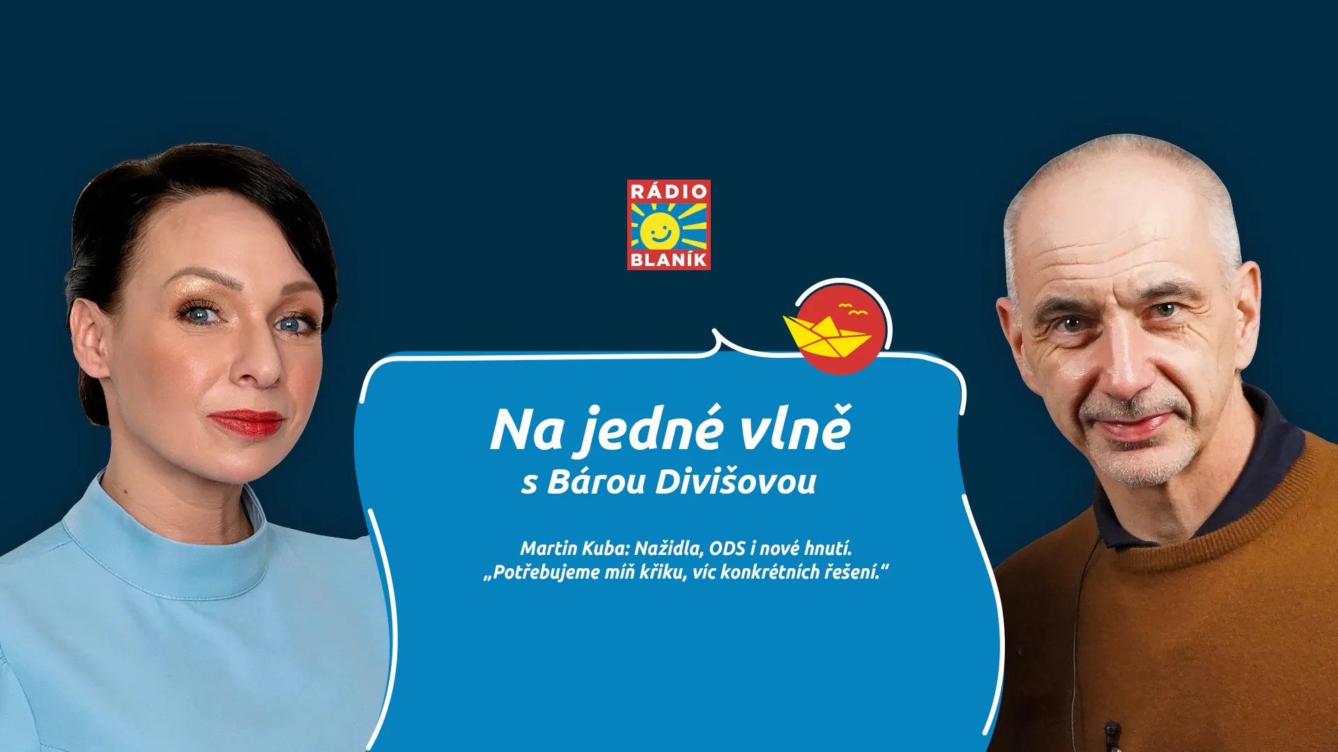 Martin Kuba v podcastu Na jedné vlně: Nažidla, ODS i nové hnutí. „Potřebujeme míň křiku, víc konkrétních řešení.“