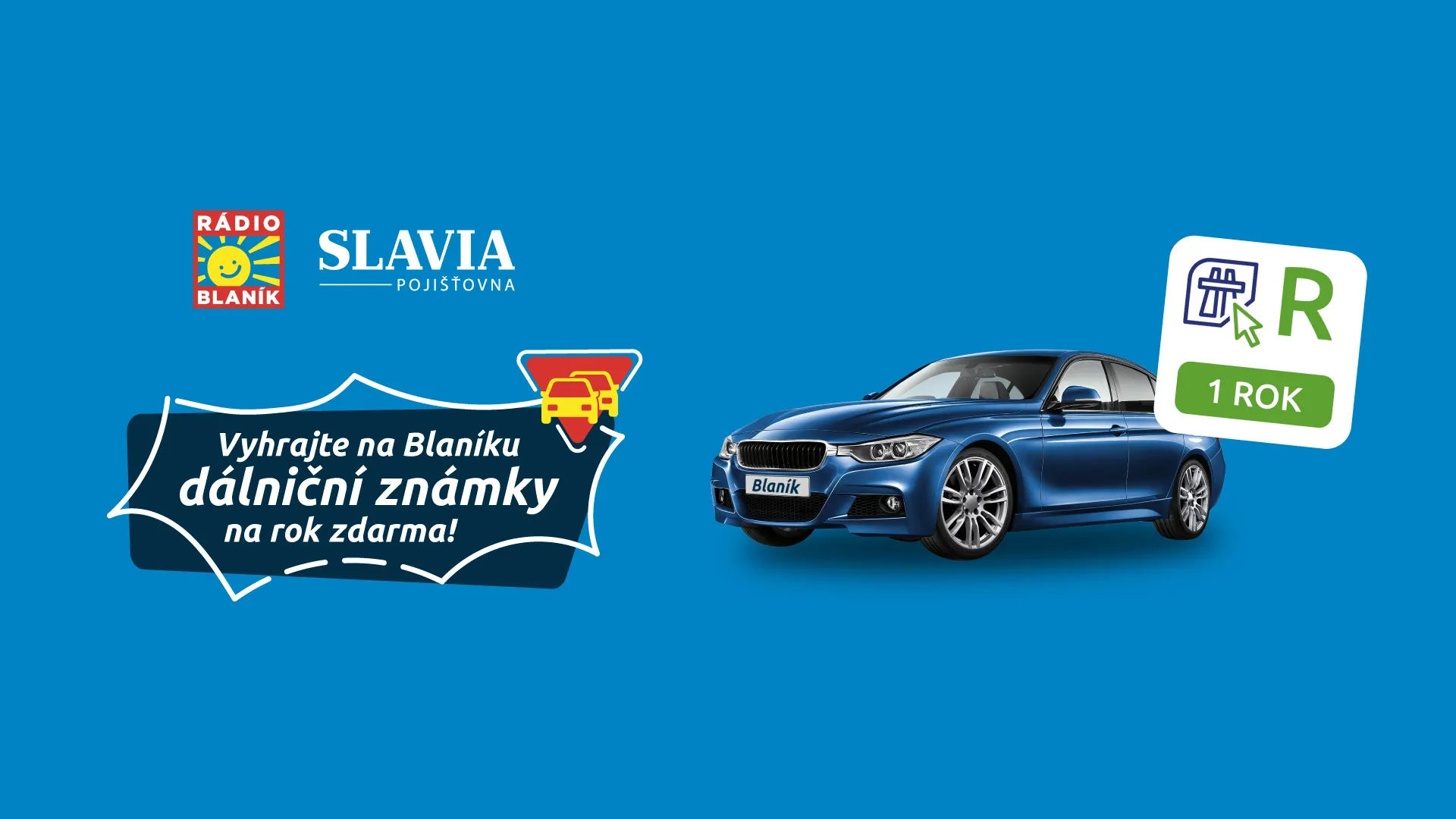 VYHRAJTE NA BLANÍKU DÁLNIČNÍ ZNÁMKY NA ROK ZDARMA!