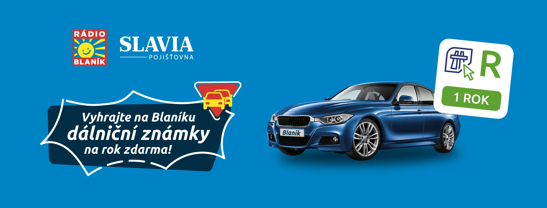 VYHRAJTE NA BLANÍKU DÁLNIČNÍ ZNÁMKY NA ROK ZDARMA!