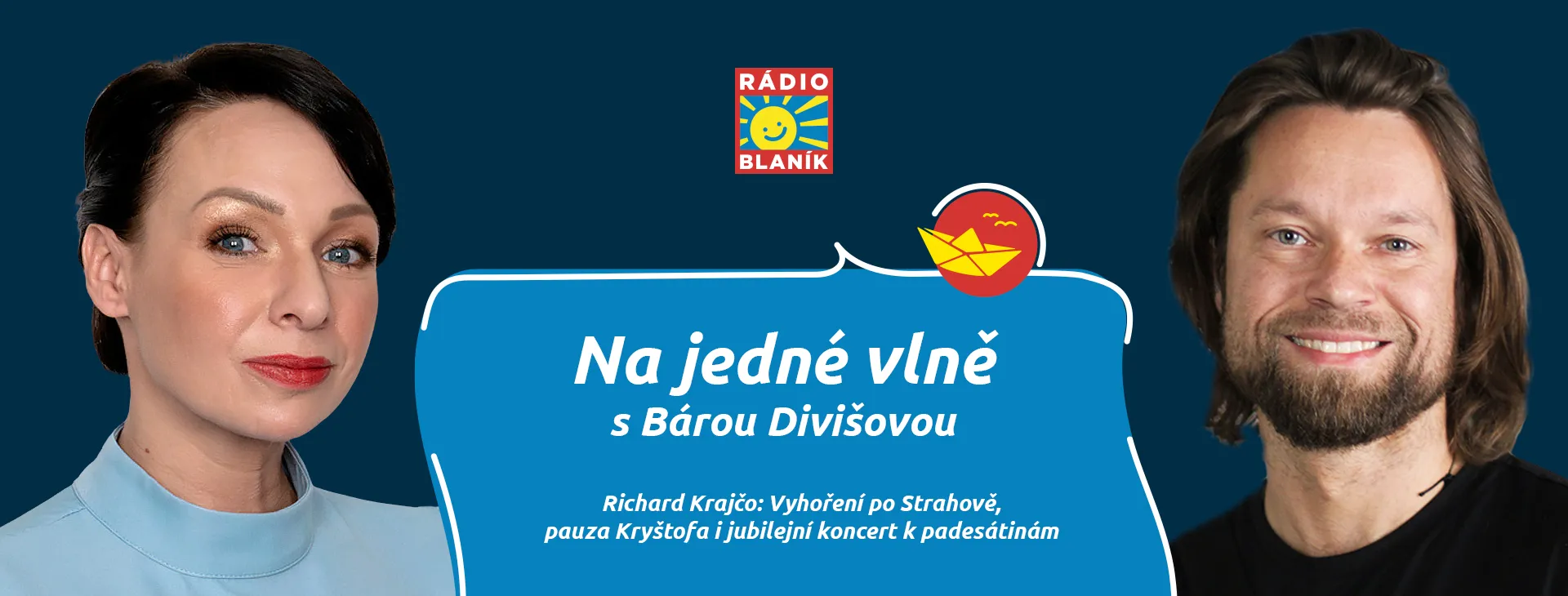 Richard Krajčo u Báry Divišové: Vyhoření po Strahově, pauza Kryštofa i jubilejní koncert k padesátinám
