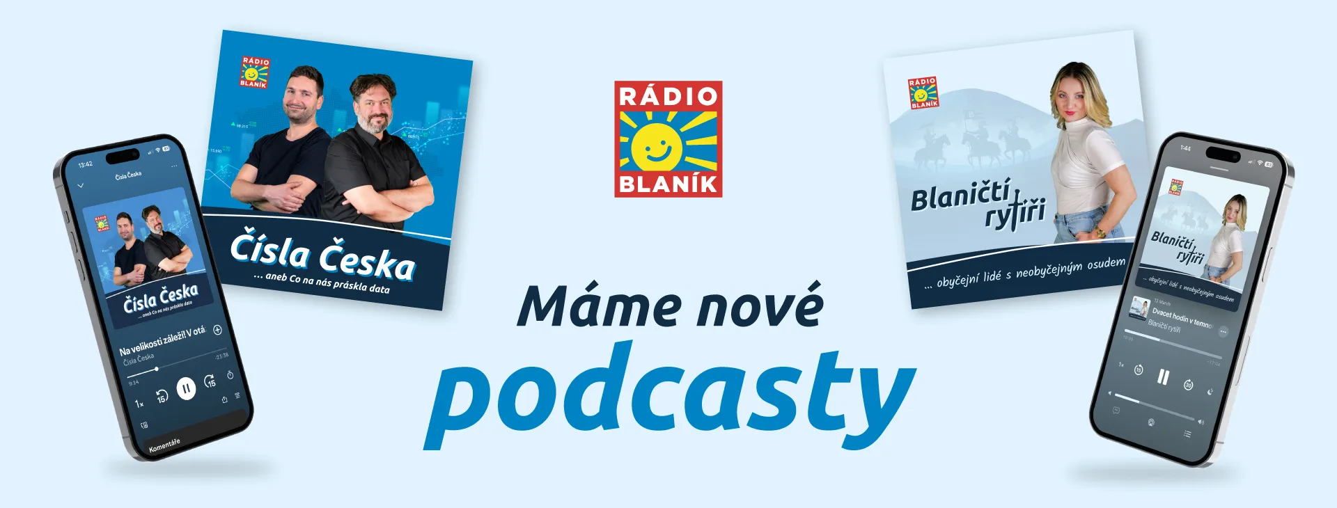 Máme nové podcasty