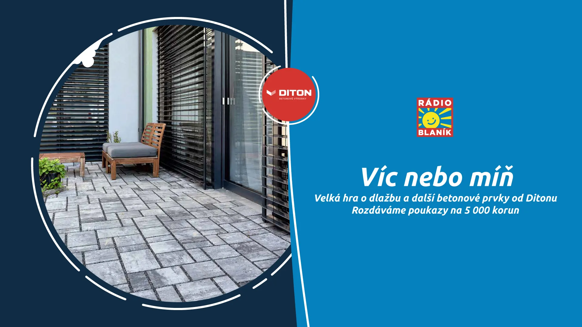 VÍC NEBO MÍŇ NA RÁDIU BLANÍK!