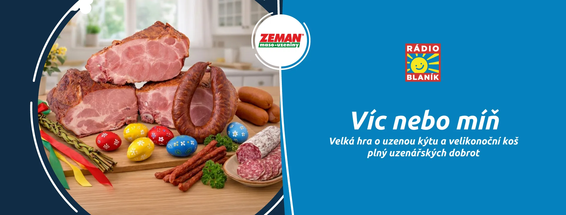 VÍC NEBO MÍŇ NA RÁDIU BLANÍK!