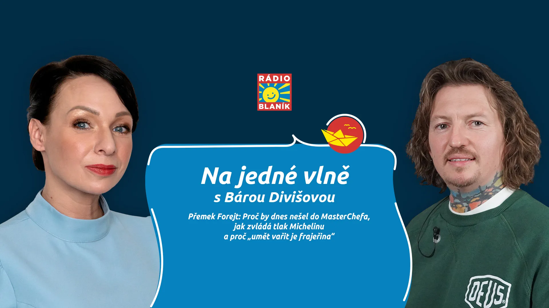 Přemek Forejt v podcastu Na jedné vlně: Proč by dnes nešel do MasterChefa, jak zvládá tlak Michelinu