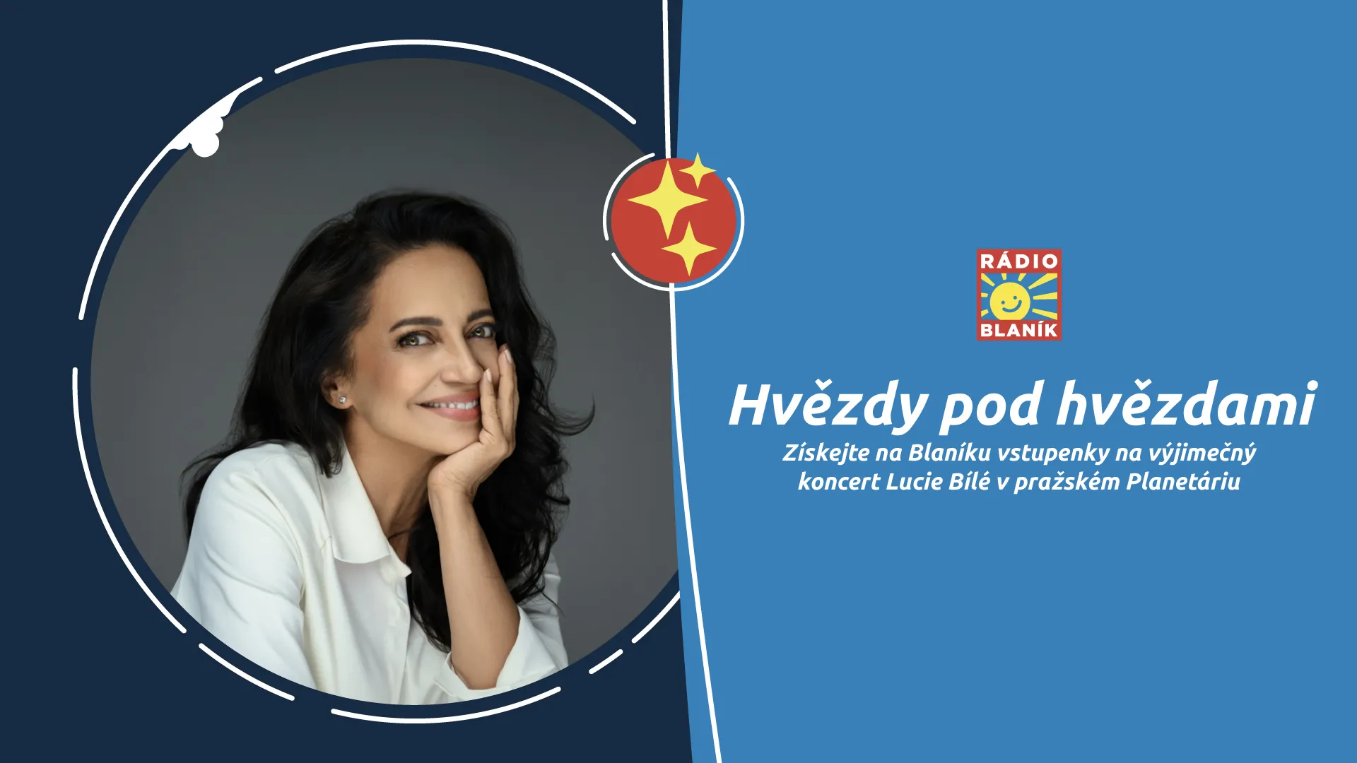 Získejte na Blaníku vstupenky na výjimečný koncert Lucie Bílé v pražském Planetáriu