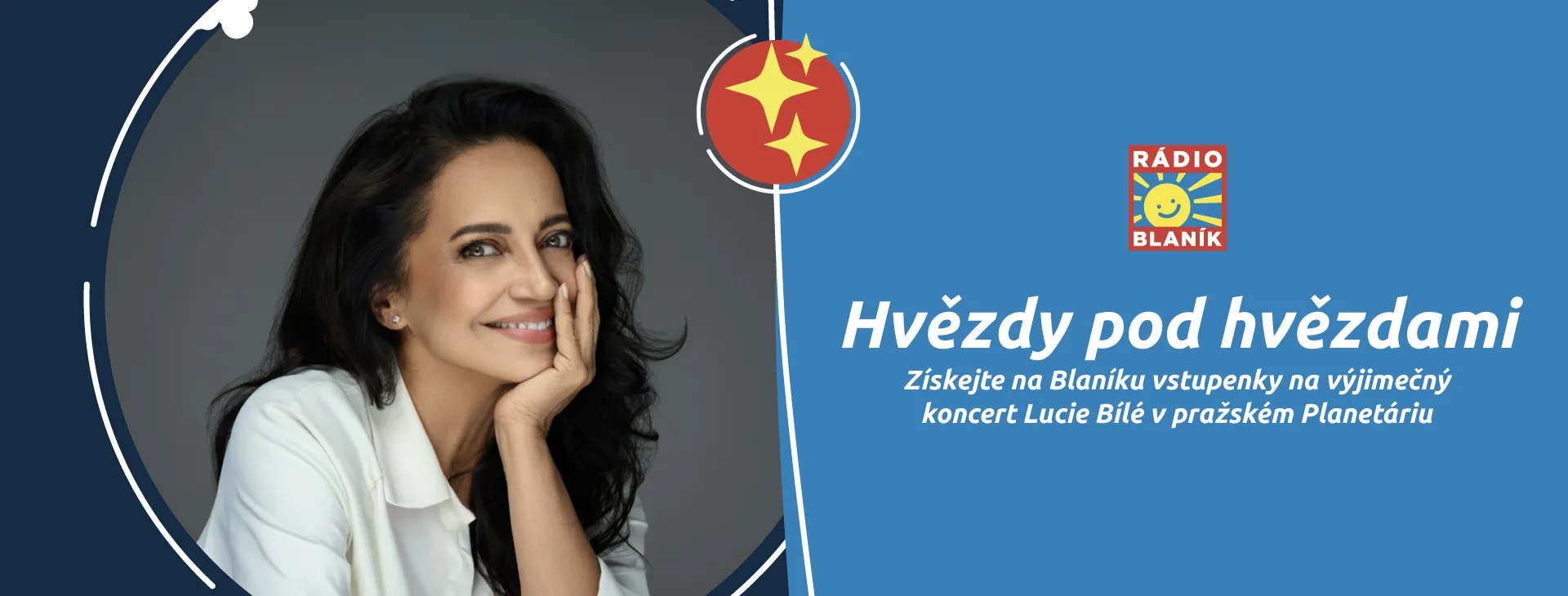Získejte na Blaníku vstupenky na výjimečný koncert Lucie Bílé v pražském Planetáriu